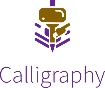 Calligraphy logo design
