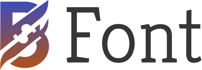 Font logo design
