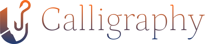 Calligraphy logo design