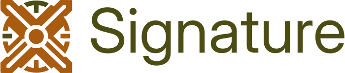 Signature logo design