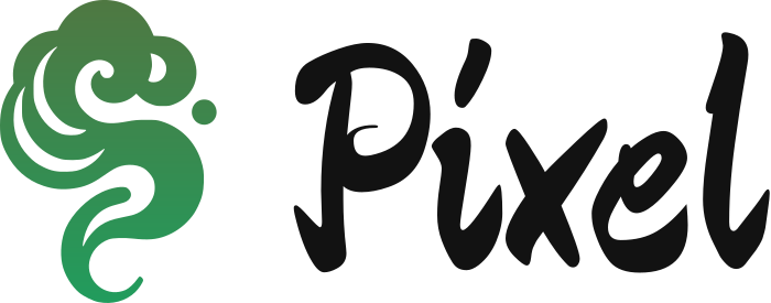 Pixel logo design