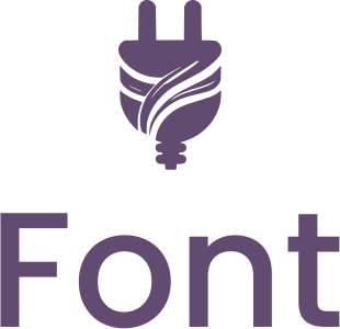 Font logo design