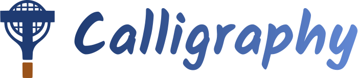 Calligraphy logo design