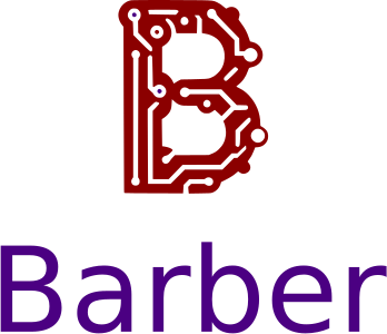 Barber logo design