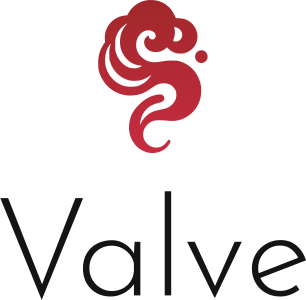 Valve logo design