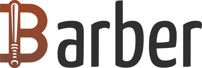 Barber logo design