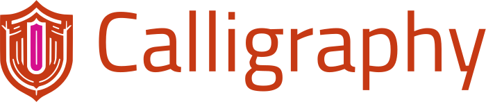 Calligraphy logo design