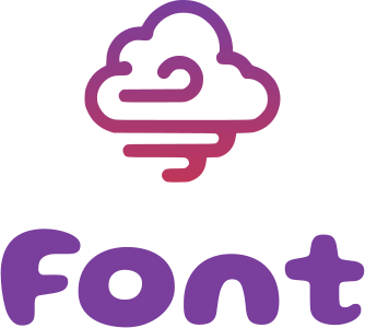 Font logo design