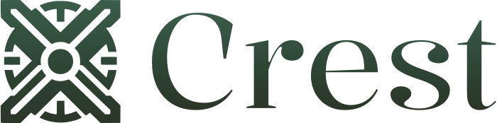 Crest logo design