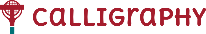 Calligraphy logo design
