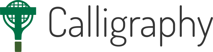 Calligraphy logo design