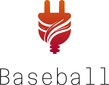 Baseball logo design