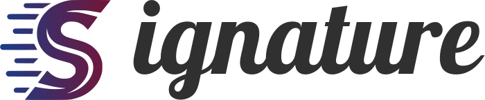 Signature logo design