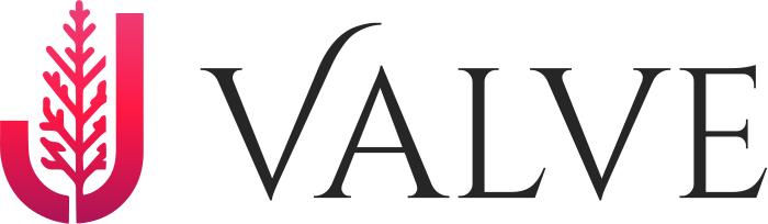 Valve logo design