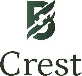 Crest logo design