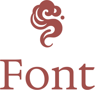 Font logo design