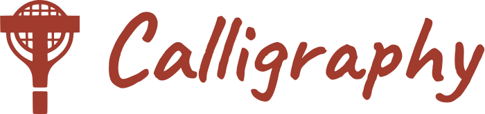 Calligraphy logo design