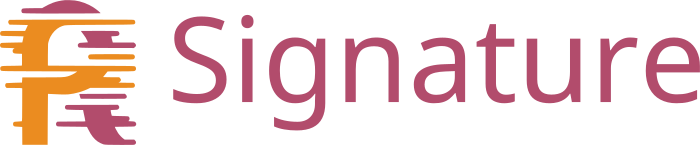 Signature logo design