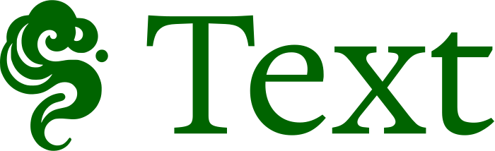 Text logo design