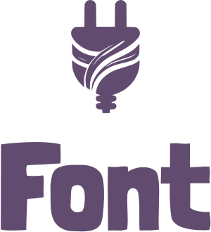 Font logo design