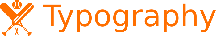 Typography logo design