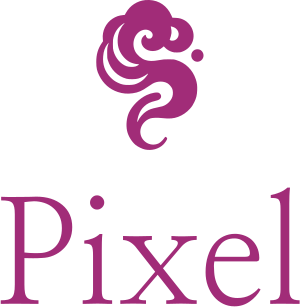 Pixel logo design