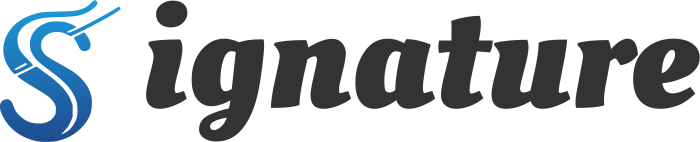 Signature logo design