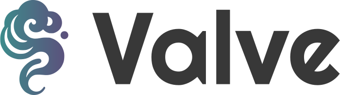 Valve logo design