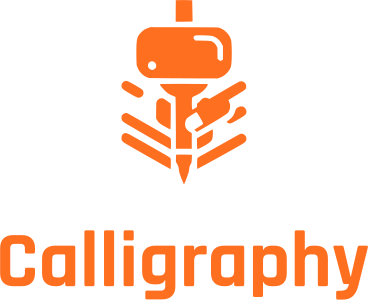 Calligraphy logo design
