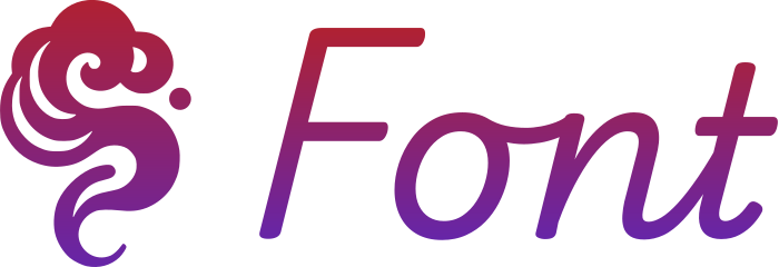 Font logo design