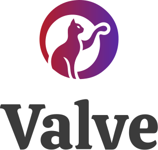Valve logo design