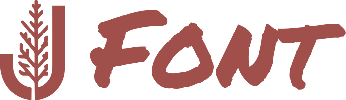 Font logo design