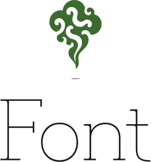 Font logo design