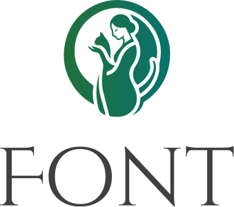 Font logo design