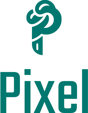 Pixel logo design