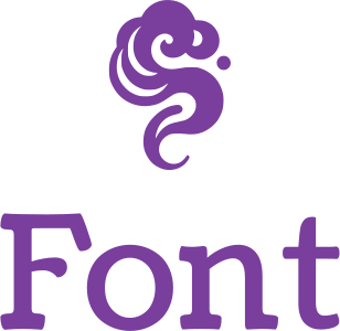 Font logo design