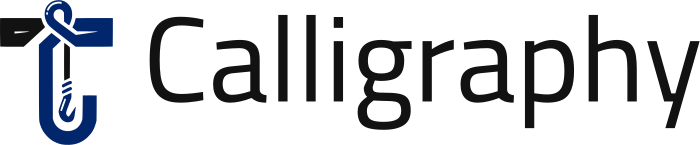 Calligraphy logo design
