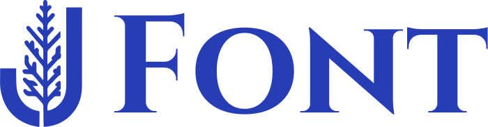 Font logo design