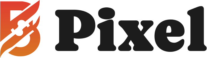 Pixel logo design
