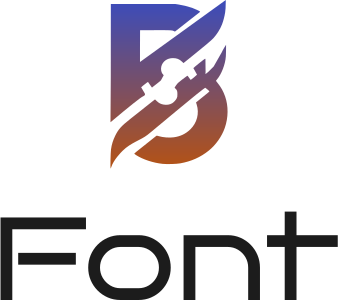 Font logo design