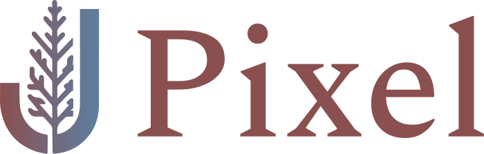 Pixel logo design
