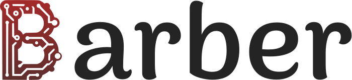 Barber logo design