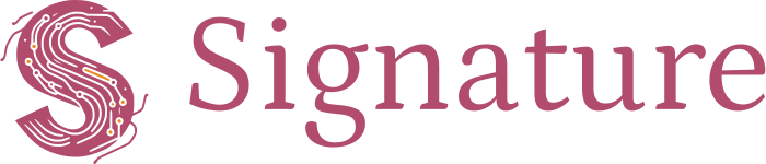 Signature logo design