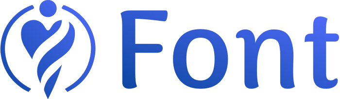 Font logo design