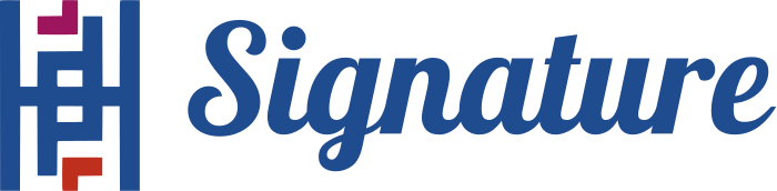 Signature logo design