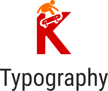 Typography logo design