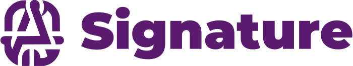 Signature logo design