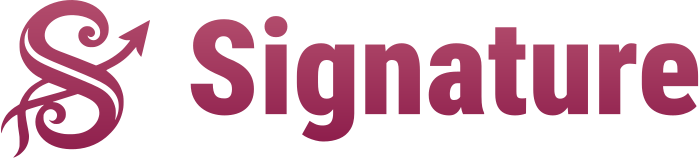 Signature logo design