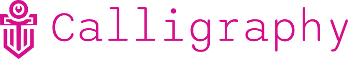 Calligraphy logo design