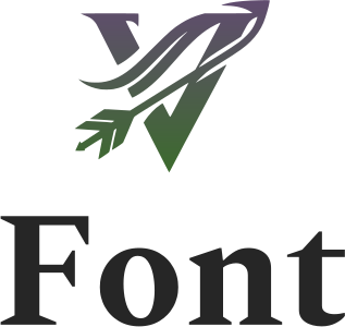 Font logo design